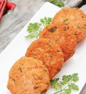 Chả cá hồi viên