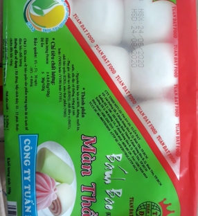 BÁNH BAO KHÔNG NHÂN TRẮNG NGẮN