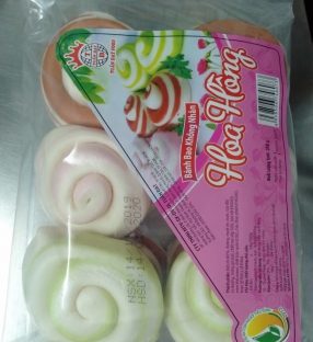 BÁNH BAO KHÔNG NHÂN HOA HỒNG